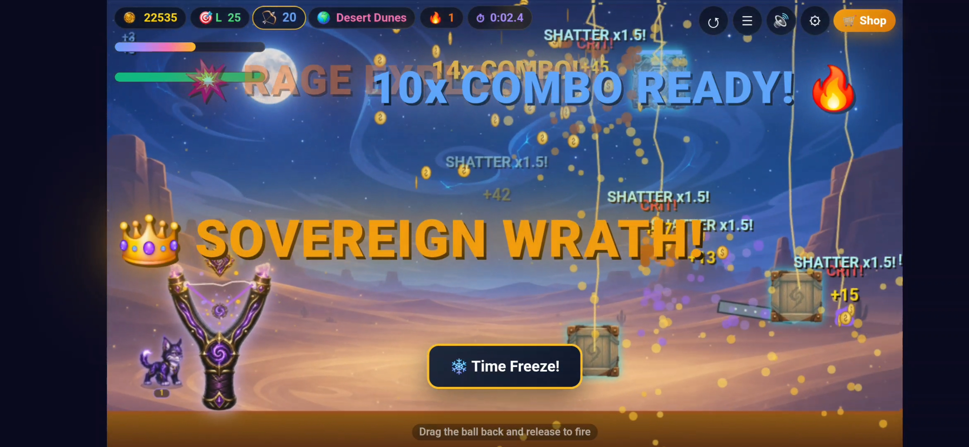 Slingstorm gameplay