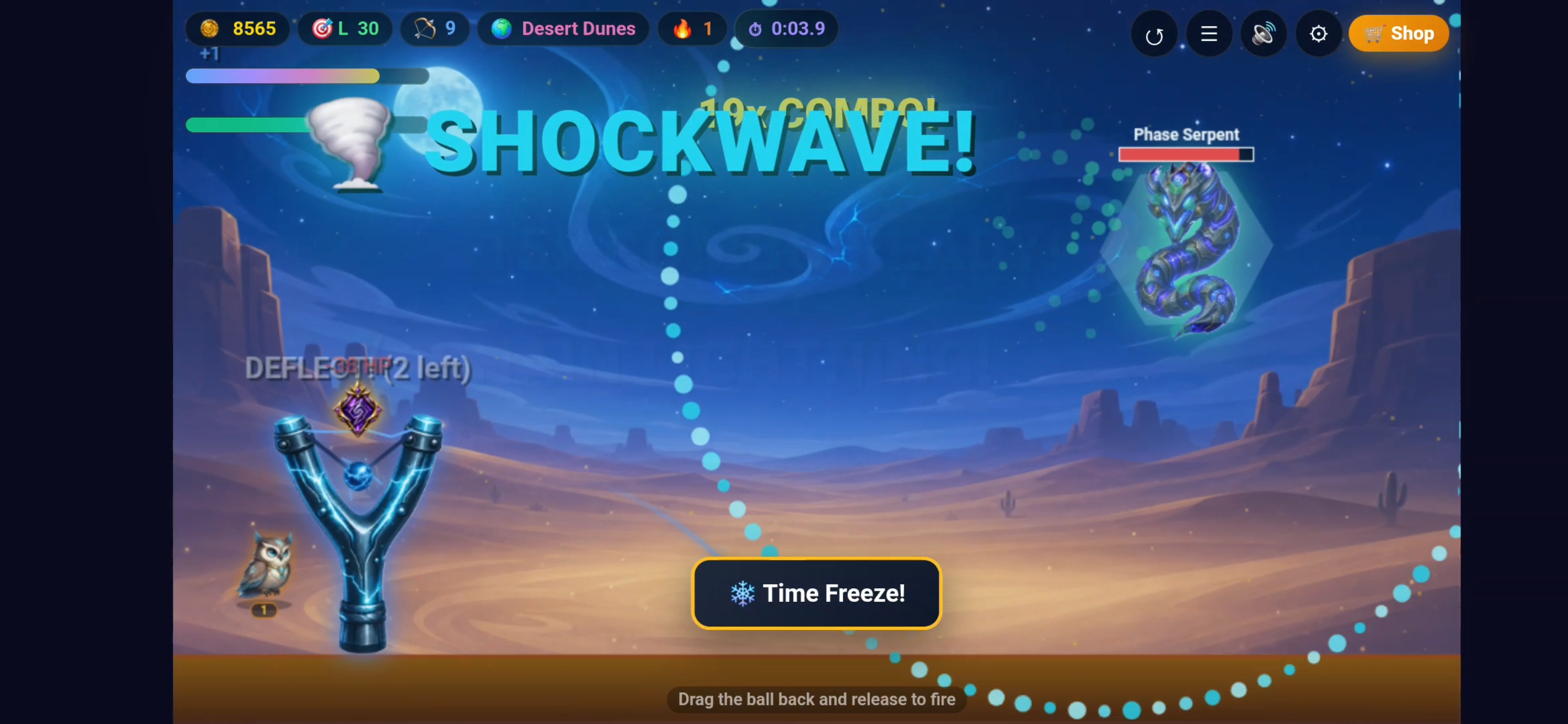 Slingstorm gameplay